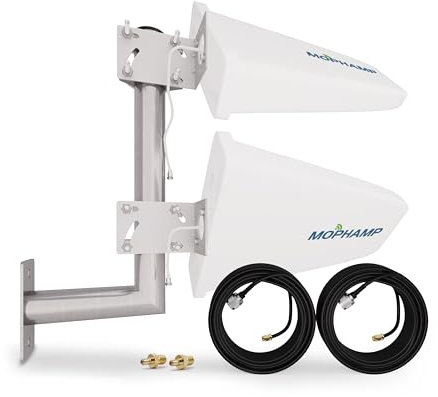 Antenna MIMO 4G/5G ad alto guadagno 698-3800MHz Kit antenna universale migliora la connettività wireless per amplificatori di segnale, router e modem (ATK04)