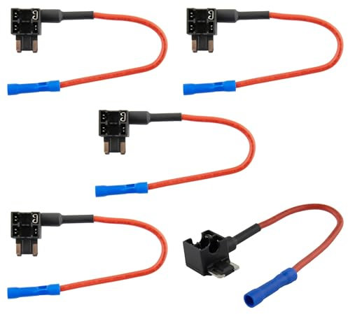 5 Stück SeKi Stromabgreifer KFZ Mini Low Profile (LP) Stromabzweiger Stromdieb Sicherung Verteiler; Sicherungshalter für Auto LKW Boot; Kabelabzweiger, Leitungsverteiler