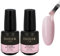 Didier Lab - Premium Nail Builder Gel in a Bottle Milky Pink - Strengthens Natural Nails - LED UV Builder Gel for Nails - Hard Gel Nail Builder for Nail Repair - Nail Gel Extension 2x15ml