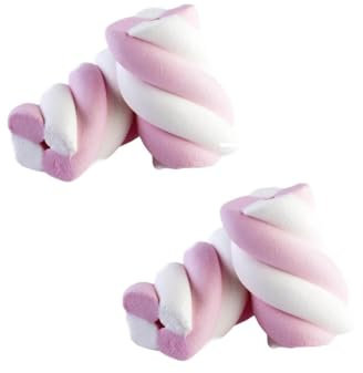 Marshmallow Bulgari Estruso Treccia Bianco e Rosa 1 Kg