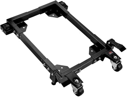 VEVOR Mobile Base, 1500 lbs Capacity, Adjustable from 18 x 24 to 26.5 x 31.5, Heavy Duty Universal Mobile Base Stand with Swivel Wheels, for Woodworking Equipment, Bandsaw, Power Tools, Machines