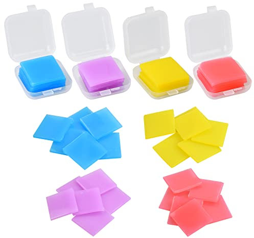 Gudalea 24 Stück Diamond Painting Stift Kleber, Bunte Diamant Painting Wachs, DIY Malerei Kleber Ton Set mit Aufbewahrungsbox für 5D-Diamond Painting Stickerei Zubehör (2.5cm x 2.5cm)