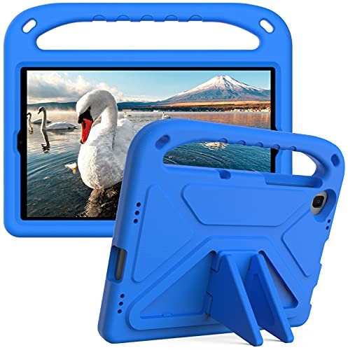 Funda para Samsung Galaxy Tab A 10.1 2019, a prueba de golpes, con soporte y correa para el hombro, funda infantil para Samsung Galaxy Tab A 10.1 pulgadas SM-T510 / T515 (azul, para Galaxy Tab A 10.1