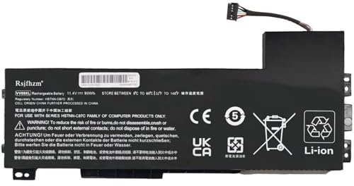 Rsjfhzm VV09XL Laptop Ersatz Akku für HP ZBook 15 G3，15 G4，ZBook 17 G3 | Mobile Workstation Series VV09090XL-PL 808452-001 808452-002 808398-2B1 808398-2C1 HSTNN-C87C HSTNN-DB7D