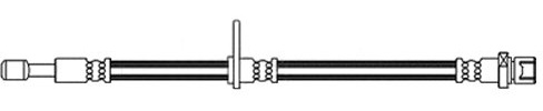 Borg & Beck BBH8202 Brake Hose To Fit Subaru Forester 03/08-