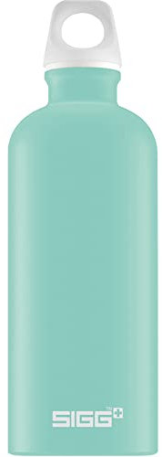 Sigg - Aluminium Water Bottle - Traveller Glacier - Climate Neutral Certified - Suitable For Carbonated Beverages - Leakproof - Lightweight - BPA Free - Glacier - 0.6 L