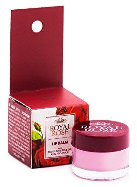 BALSAMO LABBRA ALL'OLIO DI ROSA ED ARGAN LIP BALM WITH ROSE&ARGAN OIL ROYAL ROSE DI BIO FRESH 5ML