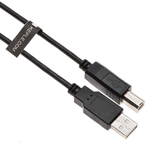 USB B cable de datos/alimentación Compatible con DJ Midi Controllers, Keyboards, Samplers, Effect Pads, Syntesizers Numark, Pioneer, Native Instruments, Traktor, Denon, Akai a MacBook Dell HP | 5m