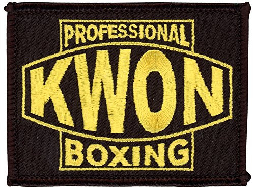 Kwon Stickabzeichen professional Boxing schwarz/gold