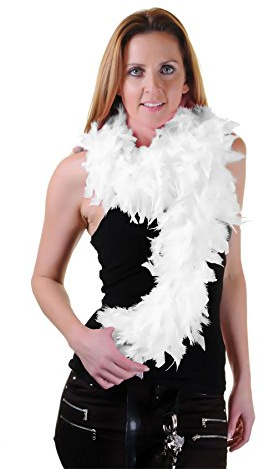 Fashion's island Federboa für Damen, Weihnachtsfeier, Junggesellinnenabschied, Kostümzubehör