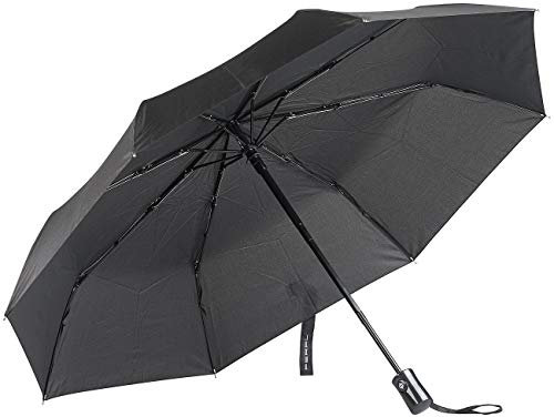 PEARL Taschenschirm: 2er-Set Automatik-Taschen-Regenschirme, bis 40 km/h, Ø 100 cm (Schirme, leichter Regenschirm, Wasserdichte Tasche)