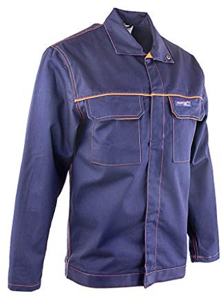 PROFFLAM Antistatische schwerbrennbare Schweißerjacke Jacke Arbeitsjacke (52)