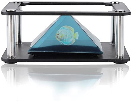 Smartphone 3D Hologram Projector, 3D Projector Stands Projector Pyramid, 360-Degree Images, for any Smartphone 3.5-6inch Mobile Smartphone Hologram(cylinder)