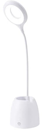 BEL AIR HOME - Flexo LED con Altavoz Bluetooth incorporado y 3 intensidades de luz, diseño moderno con cargador para Smartphone, luz blanca 6500K de 5W, cable USB incluido (BLANCO)