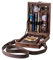 DEWU Writers Messenger Holzbox – Kuriertasche, Mehrzweck-Künstlerwerkzeug und Pinsel-Aufbewahrungsboxen, Vintage-Holz, handgefertigt, tragbar, -Tasche für Schreiben/Notizen