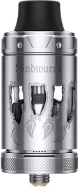 Vapefly Lindwurm RTA, Selbstwickel-Verdampfer, 25,2 mm, 5 ml, silber