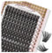 Lashview extension de cils touffes 168 d boucles touffes d'aspect naturel touffes d'extension de cils bande ultra mince et cils souples réutilisables 9-16mm mix (56d)
