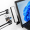 Accessori Surface Pro 9, Docking Station Surface Pro 9 con HDMI 4K, USB-C Thunderbolt 4 (Display+Dati+100W PD), 2 USB 3.0, Audio 3.5mm, Lettore di schede SD/TF per Surface Pro 9/Pro X