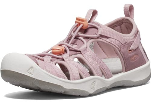 KEEN Big kid MOXIE SANDAL, Nostalgia Rose/Papaya Punch, 6