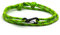 Paracord Carabiner Bracelet - Sturdy Adjustable Cord with Black Clip | Durable Survival Band | Handcrafted Men's Bracelet (Neon Green)