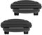 PEILU 2X Pflanzenroller Outdoor Ø30cm Pflanzen Untersetzer mit 360° Drehbare Rollen Blumen Rollbrett bis 100KG Gefäßroller für Sonnenschirmständer, Mülleimer, Regentonne, Pflanzentopf (Anthrazit)