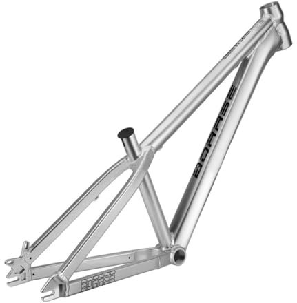 BSFHQS 12.9 Mountainbike-Rahmen 26er Hardtail-Fahrradrahmen DJ/4X Dirt-Jump-Rahmen Aus Aluminiumlegierung 135mm Schnellspannrahmen Scheibenbremse BSA BB73mm(Silver)