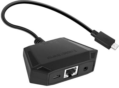 Mcbazel Ethernet Adapter for Fire TV Stick, Micro USB to RJ45 Network Adapter, Up to 100 Mbps Wired Connection, Compatible with Fire TV Stick 4K Max, Lite, 2nd & 3rd Gen