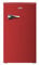 VOK Frigorífico Bajo Encimera de 85 L - Altura 84 cm, Cool Zone(-2~8°C), Cajón de Verduras, Bajo Consumo Energético, Diseño Retro en Rojo