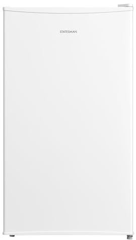 Statesman UC47FZW 60L Under Counter Freezer, 47CM Wide, Reversible Door, Energy Rating E, Manual Thermostat, 70W, Adjustable Feet, Full Metal Back, White