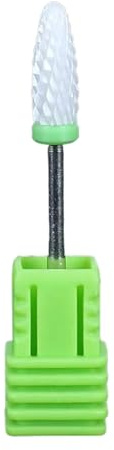 Brocas de uñas para taladro de uñas, broca de cerámica tipo pulidora para | uñas, cabezal de pulido artificial, cabezal de fresado giratorio, cutículas limpias, brocas de para uñas
