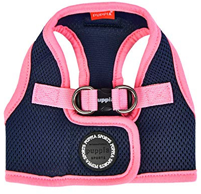 Puppia Soft Vest Harness B Ii Navy M Harness for Dogs - 70 g