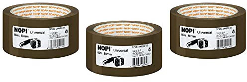 NOPI 3 x 50 mm x 66 m braun Universal-Klebeband