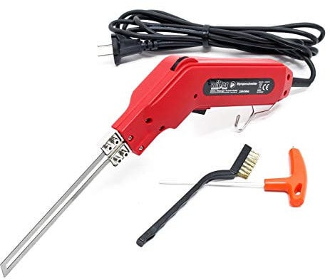 Wiltec Coupe-polystyrène 150 W - température max. 600 °C - Coupeur styromousse 150 mm max. - Couteau fil chaud Scie découpeuse pour Mousse Styrodur