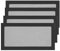 S SIENOC 4PK 120 mm * 240 mm PC Chasis de computadora Ventilador Enfriador Caja de Filtro de Polvo Rejilla a Prueba de Polvo, magnética (4x120 mm * 240 mm, Negro)