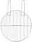 Northam Grille de barbecue ronde en acier inoxydable chromé avec poignées 44 cm