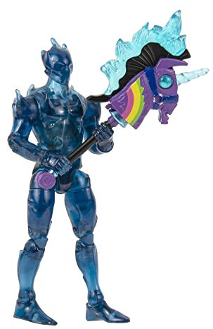 Fortnite ZERO (MASTER GRADE) - Figura articolata luminosa da 10,2 cm con strumento di raccolta, back bling e armi, FNT1069, multicolore