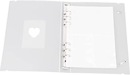 GLEAVI A5 Binder-kpop Album 10sheets,6 Rings,4 Compartments,4 Inch Photo Sleeves Photo Album For Kpop Photo Cards