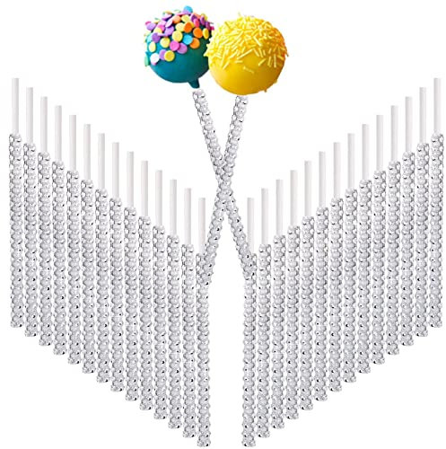 FASSME Bastoncini Bling Cake - 30 Pezzi di Bastoncini di Carta Bling Cake - Spiedini Bling con Strass, Bastoncini Appuntiti, Supporto per Bastoncini per Lecca-Lecca al Caramello per