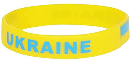 EIFINE Ukraine Land Nationalflagge Silikon Armband Unisex Armband Paar Armband