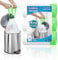 XUXRUS Small Bin Liners 15L Drawstring Bin Bags With Tie Handles Pedal Bin Trash Bags Wastebasket Liners for Bathroom Kitchen Office Bedroom White, 36 Counts