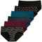 INNERSY Slips Damen Baumwolle Unterhosen Weiche Hipster Unterwäsche Frauen Panties Mehrpack 6 (M/40 EU, 3 Blumenmuster/3 Einfarbig)