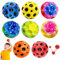 Moon Ball 7 cm, 8 PCS Jump Ball,Hohe Springender Gummiball,Space Ball,Springball,Bouncing Ball,Jumping Ball für Kinder Geeignet für Innen und Außen,Zufällige Farben,4 einfarbige+4 Bunte