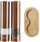 Cooks Professional Electric Salt and Pepper Mill Set with Bamboo Base | Battery Operated Automatic Grinders with Adjustable Grinding & One Touch Operation | Condiment Grinder & Stand | Copper