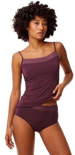 Triumph Damen Feel of Modal Midi, DEEP Burgundy, XS
