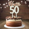 Tortendeko 50 Geburtstag Frauen Männer, Holz Happy 50th Birthday Cake Topper, 50.Jahre Geburtstag Cake Decoration, für 50 Geburstagstorte Deko Mann Frau