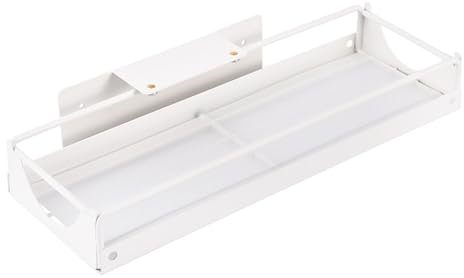 Organisateur D'armoire Extractible en Acier au Carbone, Panier Coulissant Latéral Sous L'évier, étagère de Rangement Coulissante avec Adhésif Puissant pour Cuisine, Salle de Bain, Garde-manger