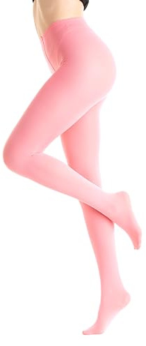Gi&Gi Medias Panty Opacas para Mujer, 50 Denier, Microfibra Suave, Cintura Cómoda, Colores Variados