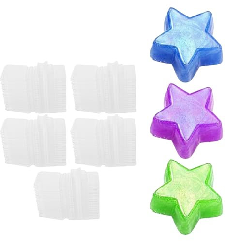 Wax Melt Containers, 100 Packs Clear Empty Empty Plastic Tray Wax Melt Molds Clam Shells For Wax Melts Candle Making Molds For DIY Chocolates Wax Melt Wickless Candles Making