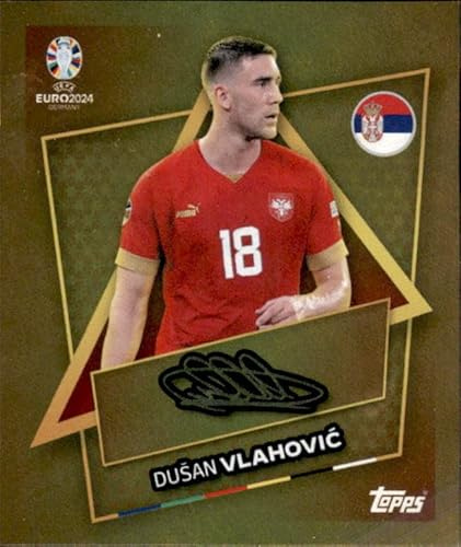 SRB SP - Dusan Vlahovic - Star Player - Gold Signiture - 2024