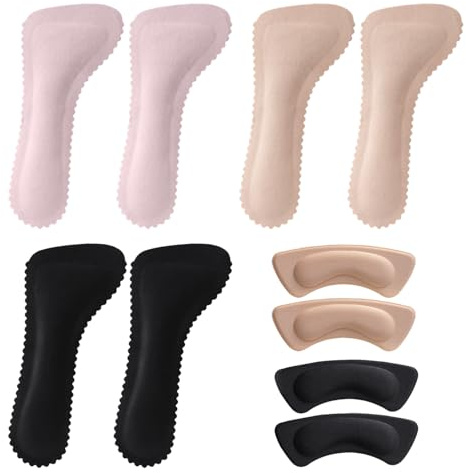 3 Paires De Semelles Pour Chaussures Pour Femmes et Sandales - Inserts De Talon Confortables et Autocollants